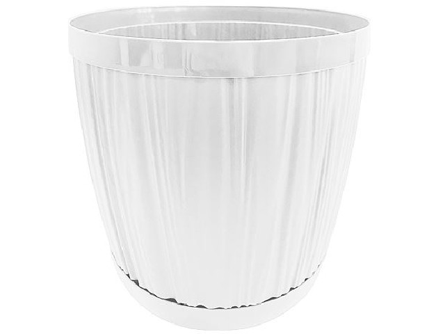 Горшок для цветов InGreen BARCELONA 6,5л, D240мм белый